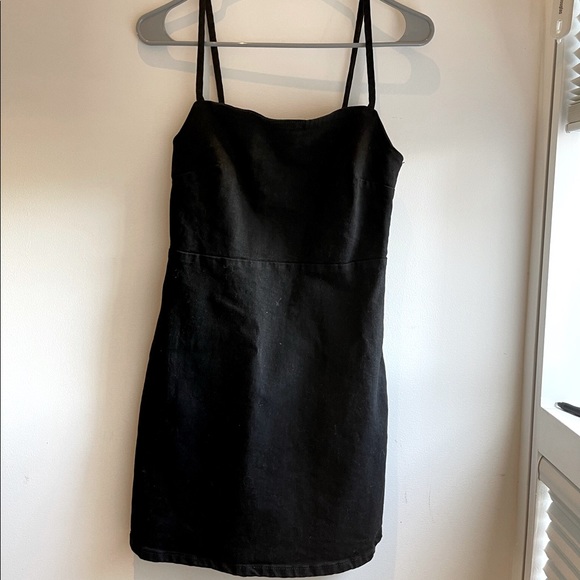 Zara Dresses & Skirts - Zara Black Denim Dress